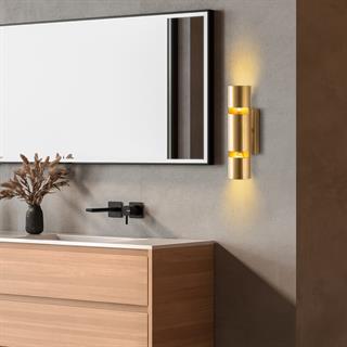 Luxora Çift Yönlü Modern Metal Aplik Parlak Gold, Art Deko Tasarım Duvar Aydınlatma LUXORA-15382