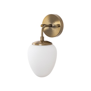 Modern Altın Eskitme Damla Aplik Beyaz Cam E14 Duy Banyo Yatak Başı Salon Duvar Lambası,NS-10675
