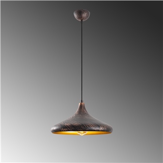 Metal Sıvama Tekli Sarkıt Vintage Gold Barek-11546
