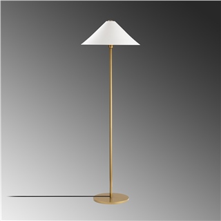 Metal Sıvama Tekli Lambader Parlak Gold Mıxed-11512
