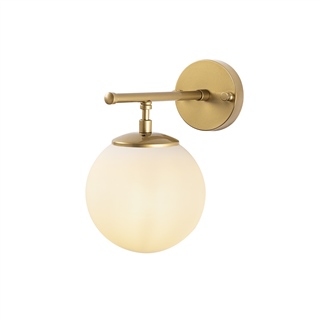 Camlı Tekli Aplik Parlak Gold Roe-10725