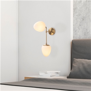 Camlı 2Li Aplik Eskitme Ns-10685