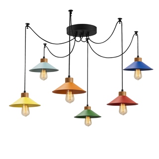 Metal Sıvama 6Lı Tepsi Sarkıt Multicolor Natural Ahşap | Konıksıvama-N-565