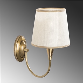 Modern Gold Eskitme Aplik Krem Kumaş Abajur E27 Duy Salon Yatak Başı Duvar Lambası,PARDO-3031