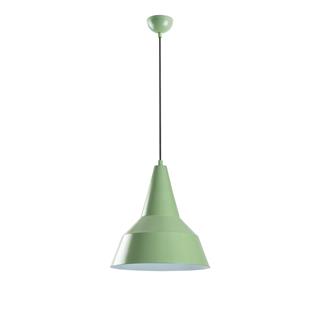 Retro Tekli Sarkıt Avize Yeşil, Modern Dekoratif Metal Sıvama Tavan Aydınlatma SAGLAM-3728-MINTGREEN