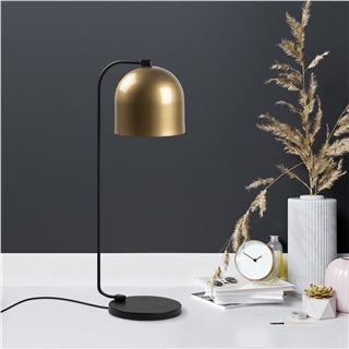 Gold Eskitme Metal Masa Lambası Kubbe Başlıklı E14 Duy Dekoratif Ofis Abajur,EPIKA-12246