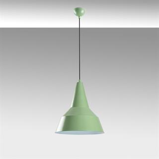 Retro Tekli Sarkıt Avize Yeşil, Modern Dekoratif Metal Sıvama Tavan Aydınlatma SAGLAM-3728-MINTGREEN