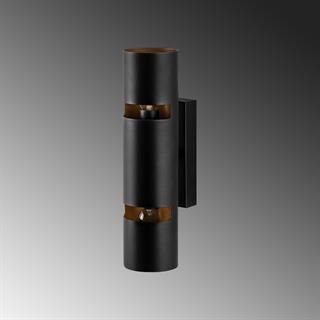 Luxora Çift Yönlü Modern Metal Aplik Siyah, Minimalist Tasarım Duvar Aydınlatma LUXORA-15381