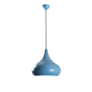 Retro Tekli Sarkıt Avize Mavi, Modern Dekoratif Metal Sıvama Tavan Aydınlatma SAGLAM-3774-LIGHTBLUE