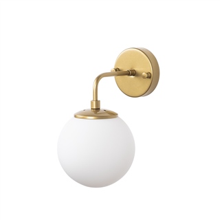 Camlı 2Li Aplik Parlak Gold Horn-12215