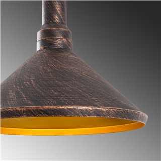 Metal Sıvama Tekli Sarkıt Patine Patıne-Nus-2381