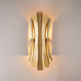 Linea Çift Yönlü Modern Metal Aplik Parlak Gold, Minimalist Duvar Lambası LINEA-15442