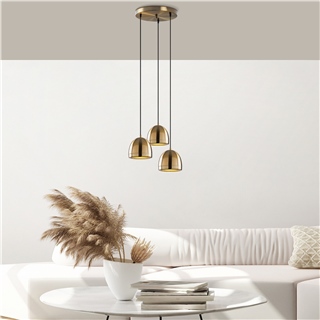 Eskitme 3lü Salkım Sarkıt Avize Yuvarlak Tepsi Modern Salon Mutfak E27duylu,MUGO-10670