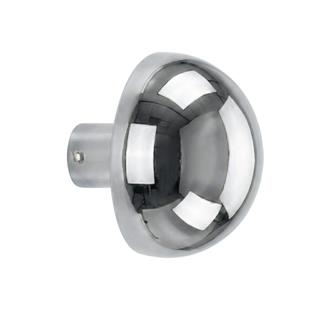 Fungal Rustik Metal Tekli Duvar Aplik Model 16cm,G/9 Duylu Parlak Krom kaplama,FUNGAL-13361-E