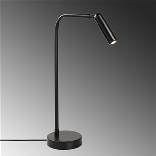 LedLi Okuma Lambası Pütürlü Siyah Ugur-6046