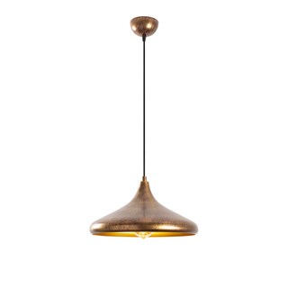 Metal Sıvama Tekli Sarkıt Vintage Gold Barek-11545