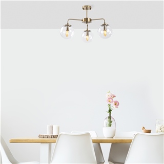 Camlı 3Lü Plafönyer Eskitme Vıran-10991