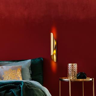 Flare Modern Çift Yönlü Metal Aplik Parlak Gold, Rustik Dekoratif Duvar Lambası FLARE-15356