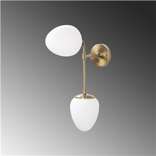 Camlı 2Li Aplik Eskitme Ns-10685