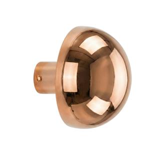 Fungal Rustik Metal Tekli Duvar Aplik Model 16cm,G/9 Duylu Parlak Bakır kaplama,FUNGAL-13361-C