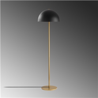 Metal Sıvama Tekli Lambader Parlak Gold Mıxed-11513