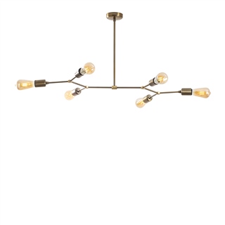 Rustik 6Lı Avize Eskitme Sparrow-Nua-1236