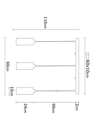 Metal Sıvama Tekli Masa Lambası Pütürlü Siyah Elek-N-983