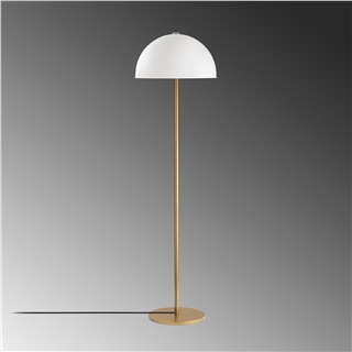 Metal Sıvama Tekli Lambader Parlak Gold Mıxed-11514