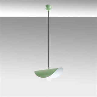 Retro Tekli Sarkıt Avize Yeşil, Dekoratif Metal Sıvama Lamba EGER-MR-830-MINTGREEN