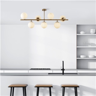 Camlı 7Li Avize Eskitme Fazlı-10536