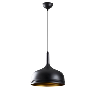 Metal Sıvama Tekli Sarkıt Pütürlü Siyah Cotık-187Black-1
