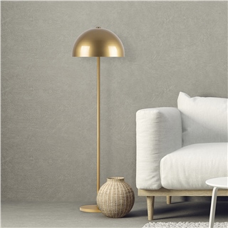 Metal Sıvama Tekli Lambader Parlak Gold Mıxed-11515