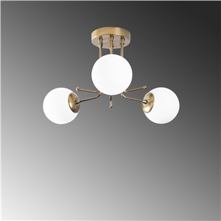 Camlı 3Lü Plafönyer Eskitme Daısy-146-3