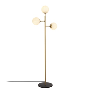 Camlı 3Lü Lambader Parlak Gold Atmaca-10290