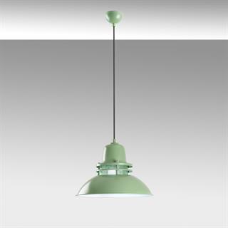 Tibet Retro Tekli Sarkıt Avize Yeşil, Endüstriyel Metal Sıvama Tavan Aydınlatma TIBET-3735-MINTGREEN