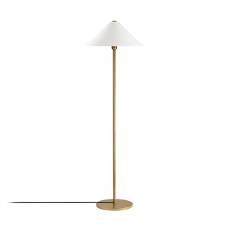 Metal Sıvama Tekli Lambader Parlak Gold Mıxed-11512