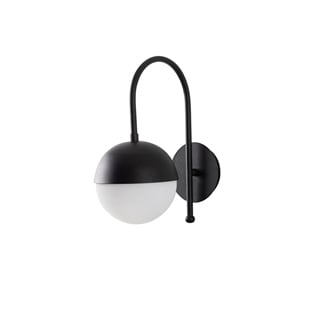 Camlı Tekli Aplik Pütürlü Siyah Karsor-Nuw-3302
