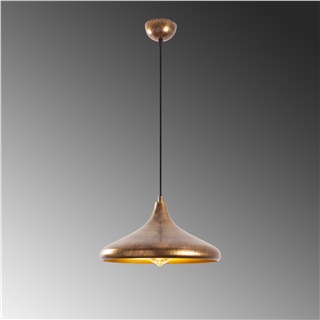 Metal Sıvama Tekli Sarkıt Vintage Gold Barek-11545