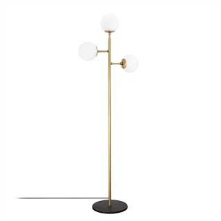 Camlı 3Lü Lambader Parlak Gold Atmaca-10290