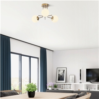Camlı 3Lü Plafönyer Eskitme Daısy-146-3