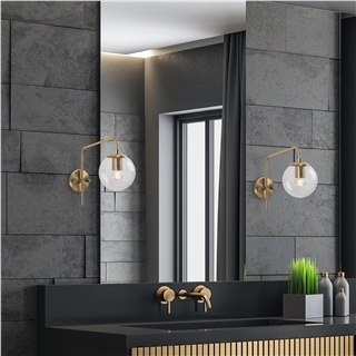 Camlı Tekli Aplik Eskitme Vıran-10940