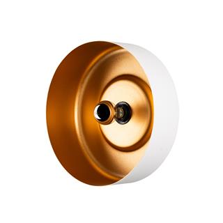 Vesta Modern Metal Sıvama Başlıklı Tekli Aplik Beyaz, Minimalist Duvar Lambası VESTA-15073