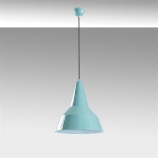 Retro Tekli Sarkıt Avize Turkuaz, Modern Dekoratif Metal Sıvama Tavan Aydınlatma 3728-TURQUOISE