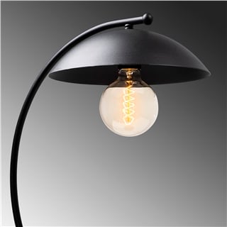 Mantar Başlıklı Metal Masa Lambası E27 Duy Kavisli Gövde Modern Dekoratif Lamba,CE-NT-151