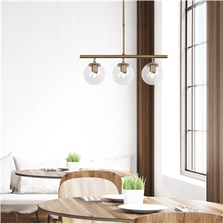 Camlı 3Lü Avize Eskitme Atmaca-10266
