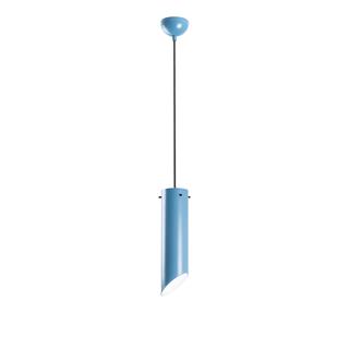 Kesik Boru Rustik Tekli Sarkıt Avize Mavi, Endüstriyel Dekoratif Tavan Lambası MR-976-LIGHTBLUE