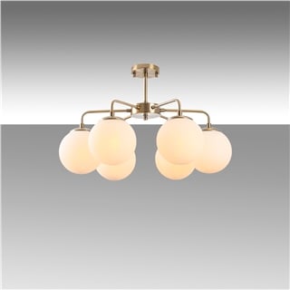 Camlı 6Lı Plafönyer Eskitme Vıran-11016