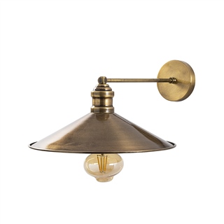 Retro Rustik Altın Eskitme Aplik Metal Başlık E27 Duy Salon Antre Duvar Lambası,KONIKSIVAMA-NUW-3101