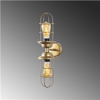 Tel 2Li Aplik Parlak Gold Mahonı-13208