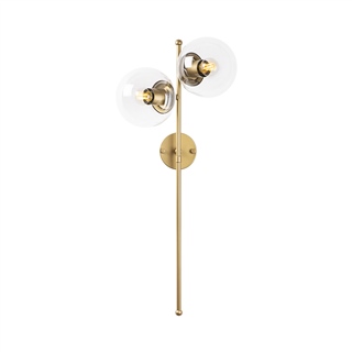 Camlı 2Li Aplik Parlak Gold Fazlı-10405